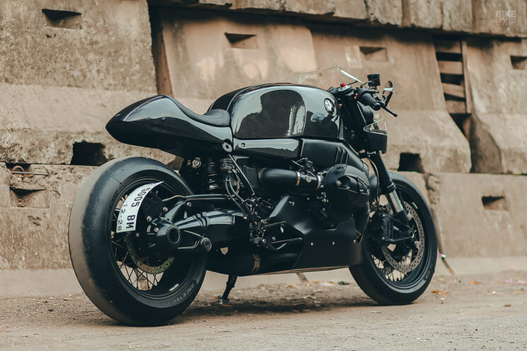 Batman themed BMW R nineT by Smoked Garage