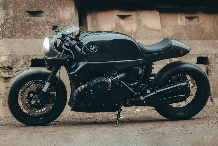 Batman themed BMW R nineT by Smoked Garage