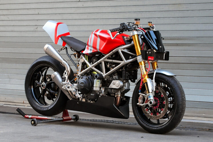 Ducati Hypermotard race bike by Crazy Garage