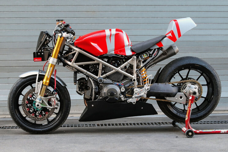 Ducati Hypermotard race bike by Crazy Garage