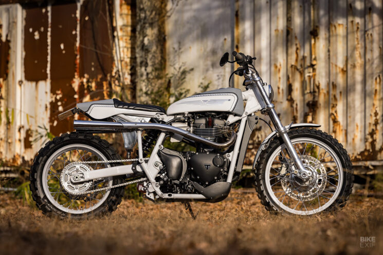 Custom 2024 Triumph Scrambler 900 by Heiwa MC