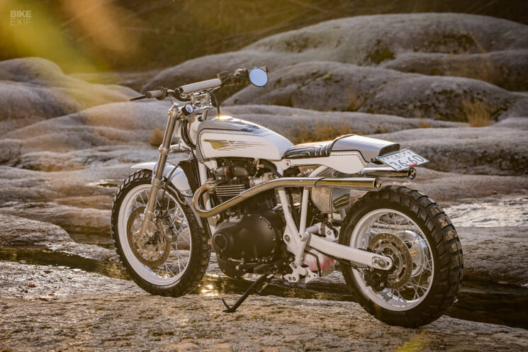 Custom 2024 Triumph Scrambler 900 by Heiwa MC