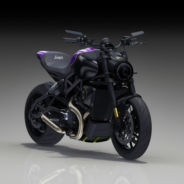 Langen LS12 Turbo turbocharged motorcycle concept