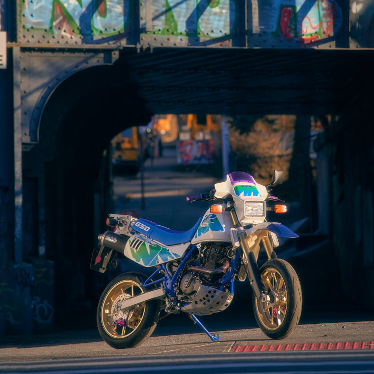 Suzuki DR650 supermoto by The Lurkshop