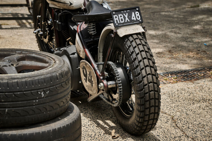 Harley-Davidson Softail beach racer by Gasoline Motor Co.