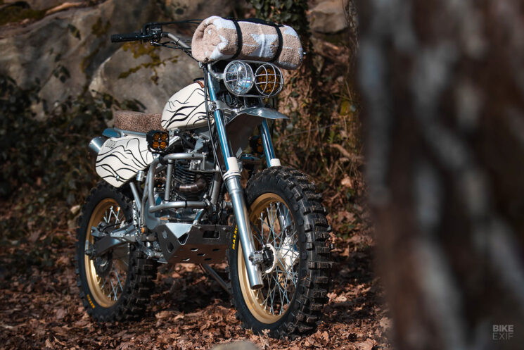 Suzuki DR350 scrambler by Le Cent Vingt Cinq