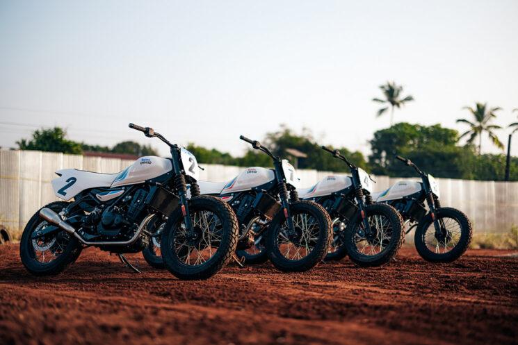 The Royal Enfield FT450 flat tracker