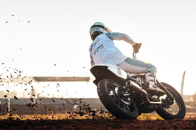 The Royal Enfield FT450 flat tracker