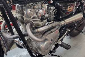 Pandemonium Custom Choppers Exhaust front view