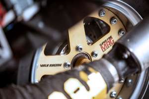 A custom Vespa PX 80 Mazda 787B tribute