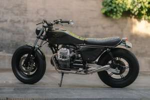 Custom Moto Guzzi V35 by Number 8 Moto