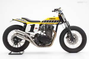 Yamaha XS650 dirt tracker by Jeff Palhegyi Design