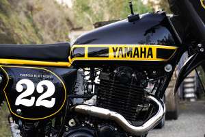 Yamaha XT500 vintage enduro restomod by Purpose Built Moto