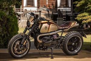 Rough Crafts x GrowthRing & Supply Co. BMW R 12 nineT street tracker to match a safari Porsche 911