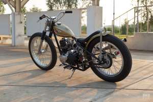 Kawasaki W175 chopper by Tole Motorworks